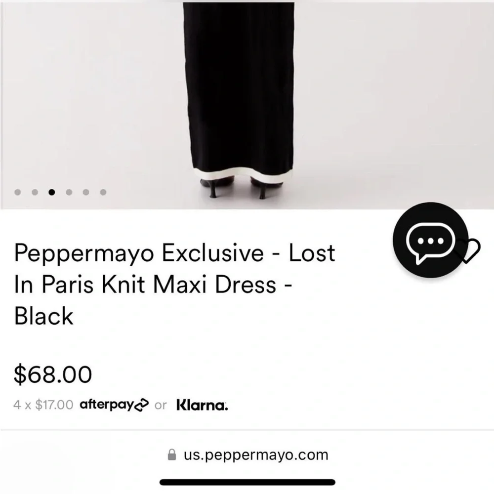 Peppermayo Lost in Paris Knit Maxi Dress - Picture 5 of 5